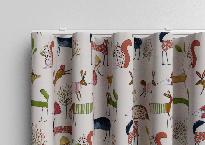 Oh My Deer, Berry - Made to Measure Curtains - Image 13